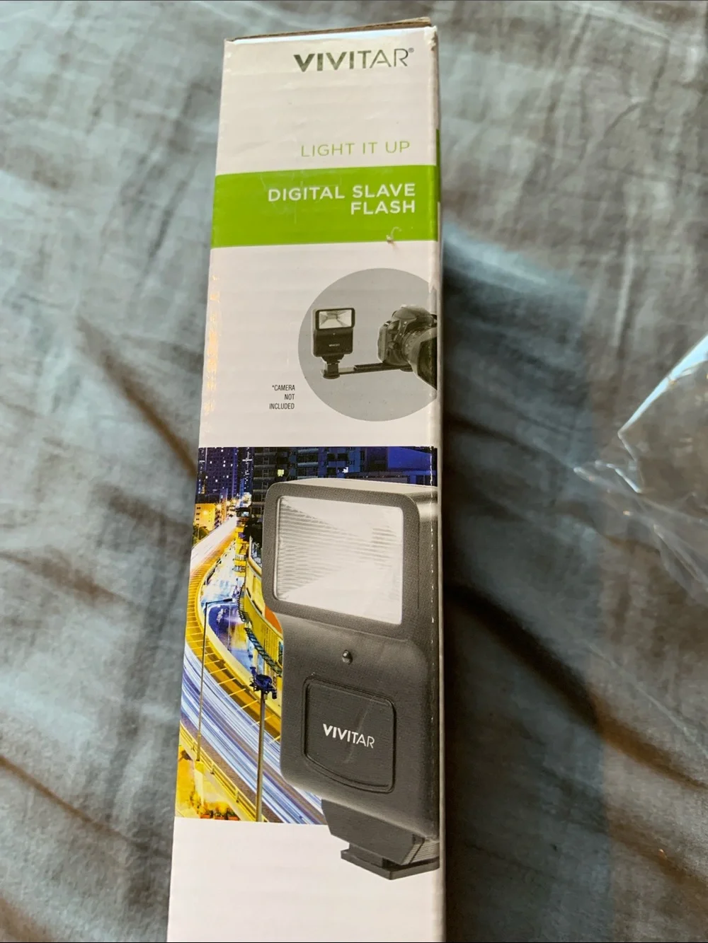 Vivitar Black Digital Slave Flash - Compact On-Camera Speedlight